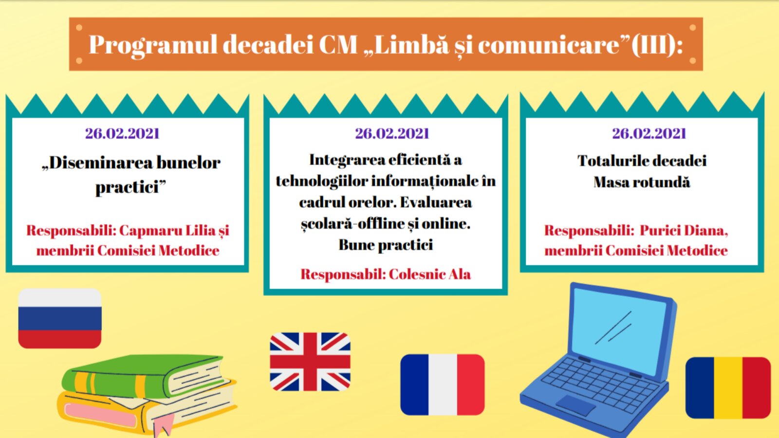 Decada Comisiei Metodice Limbă și Comunicare